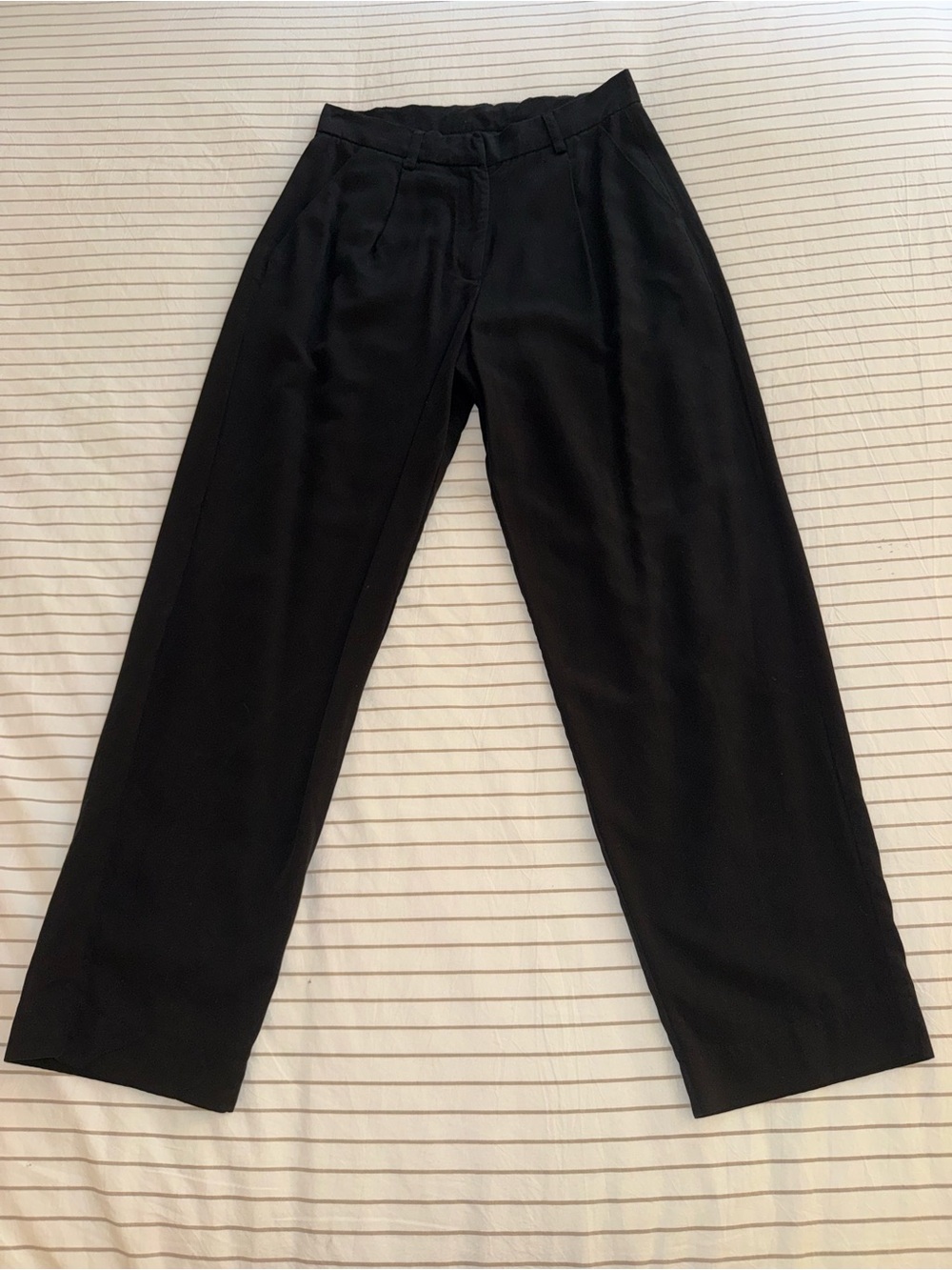 Black Dress Pants - Tailored Straight Leg